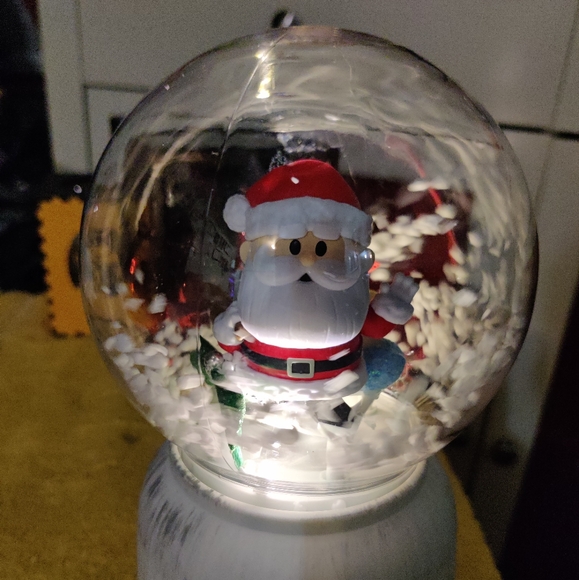 Santa Claus Snow globe handmade personalized - Picture 1 of 5